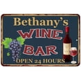 thumbnail image 1 of Bethany's Green Wine Bar Wall Décor Kitchen Gift 12x18 Metal 112180043739, 1 of 1