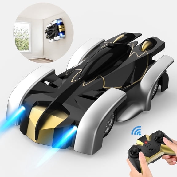 Betheaces Remote Control Car, Bat Toy Boy 3-8 Years Old 2.4GHz Small Racing Car Rolling on The Wall, RC Drift Car Children's Car Game Indoor Gift for Kids Christmas Birthday