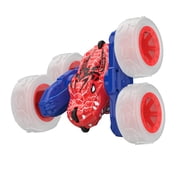 Betheaces Spider Man Swinging Arm Car T,oyOne-Button Deformation 360  Rotation Car Toy Gifts for Kids 4-12