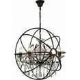 thumbnail image 1 of Bethel A RUSTIC BRONZE CAGE AND FRAME WITH CLEAR CRYSTAL CHANDELIER INSIDE, 1 of 2