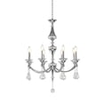 thumbnail image 1 of Bethel International Chandelier Chrome Iron & Crystal, 1 of 5