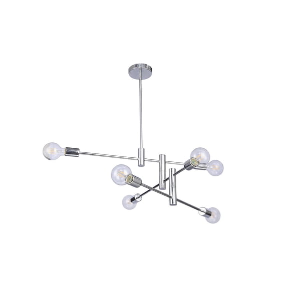 Bethel International TR77C35CH Modern Ceiling Fixture