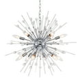 thumbnail image 1 of Bethel International Clear Glass Sputnik Chandelier with Chrome Hardware, 1 of 2