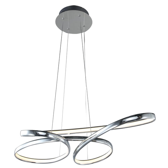 Bethel A CHROME ALUMINIUM CLUSTERED LED LIGHT WITH A WHITE ACRYLIC DIFFUSER