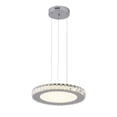 thumbnail image 1 of Bethel International LED Chandelier Chrome Stainless Steel & Crystal, 1 of 5