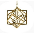 thumbnail image 1 of Gold Stainless Steel Geometric LED Light Fixture, 1 of 1