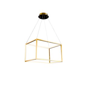 Bethel International LED Chandelier in Gold Color