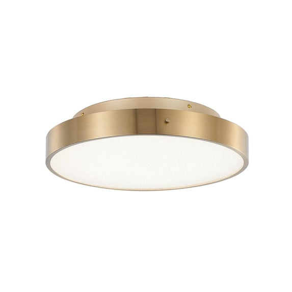 Bethel International LED Flush Mount Brass Metal & Acrylic