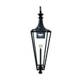 thumbnail image 1 of Bethel International Outdoor Wall Sconce Black Metal & Crystal, 1 of 2