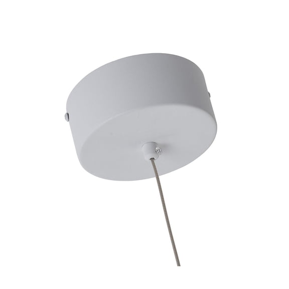 Bethel International PC Frame LED Single Pendant Light with Steel Hardware - Size:D19.69" x H6.6-Size:D7.87" x H3.54"