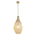 thumbnail image 1 of Design Living 1-Light D12'' Gold Powder Coat Chain Basket Light, 1 of 6