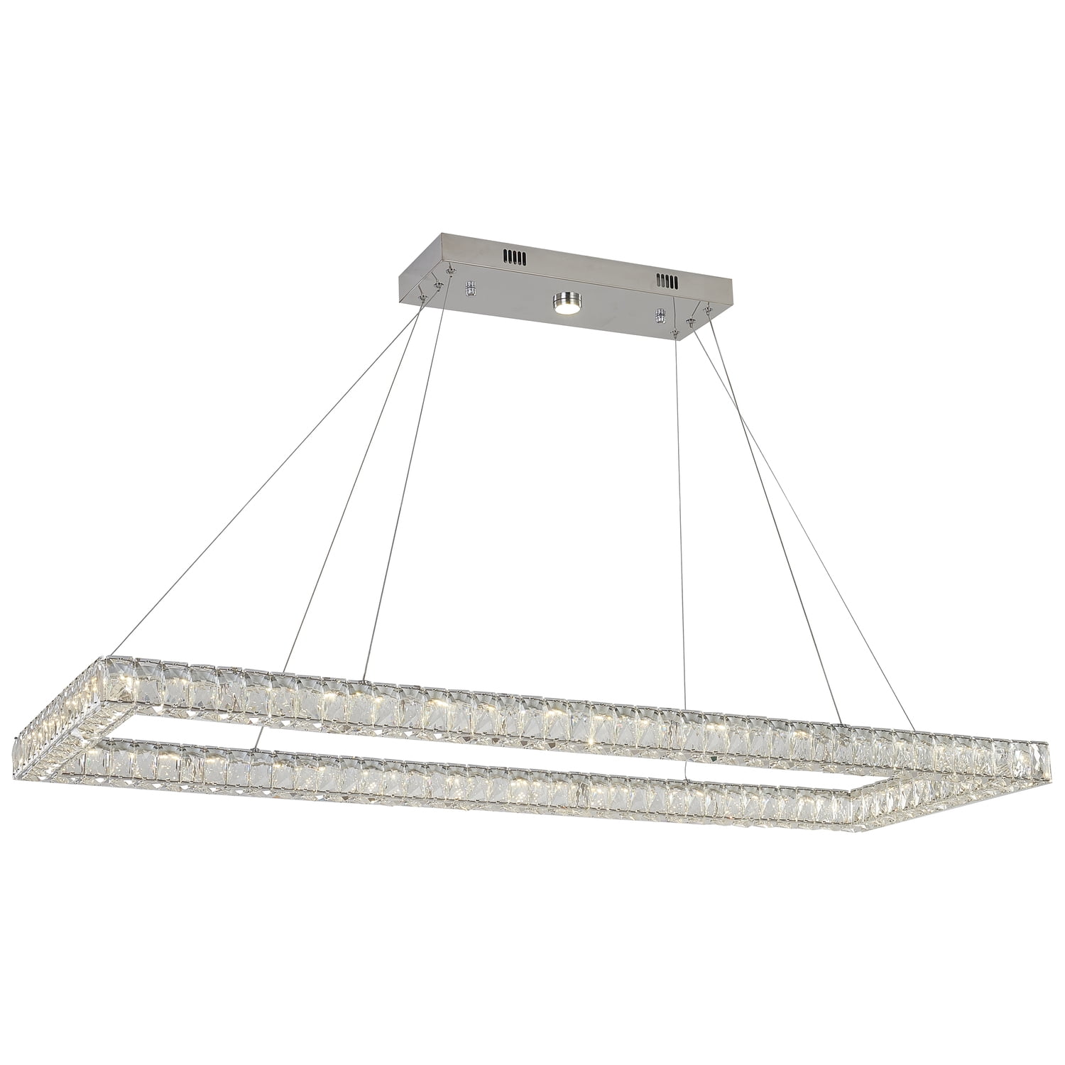 Rectangle Shape Led Bethel International Triple Sided Clear Crystal Rectangular Shaped LED ...