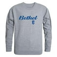 thumbnail image 1 of Bethel University Pilots Script Crewneck Sweatshirt, Heather Grey - Extra Large, 1 of 1