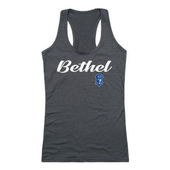 Bethel University Pilots Script Tank Top, Heather Charcoal - Medium