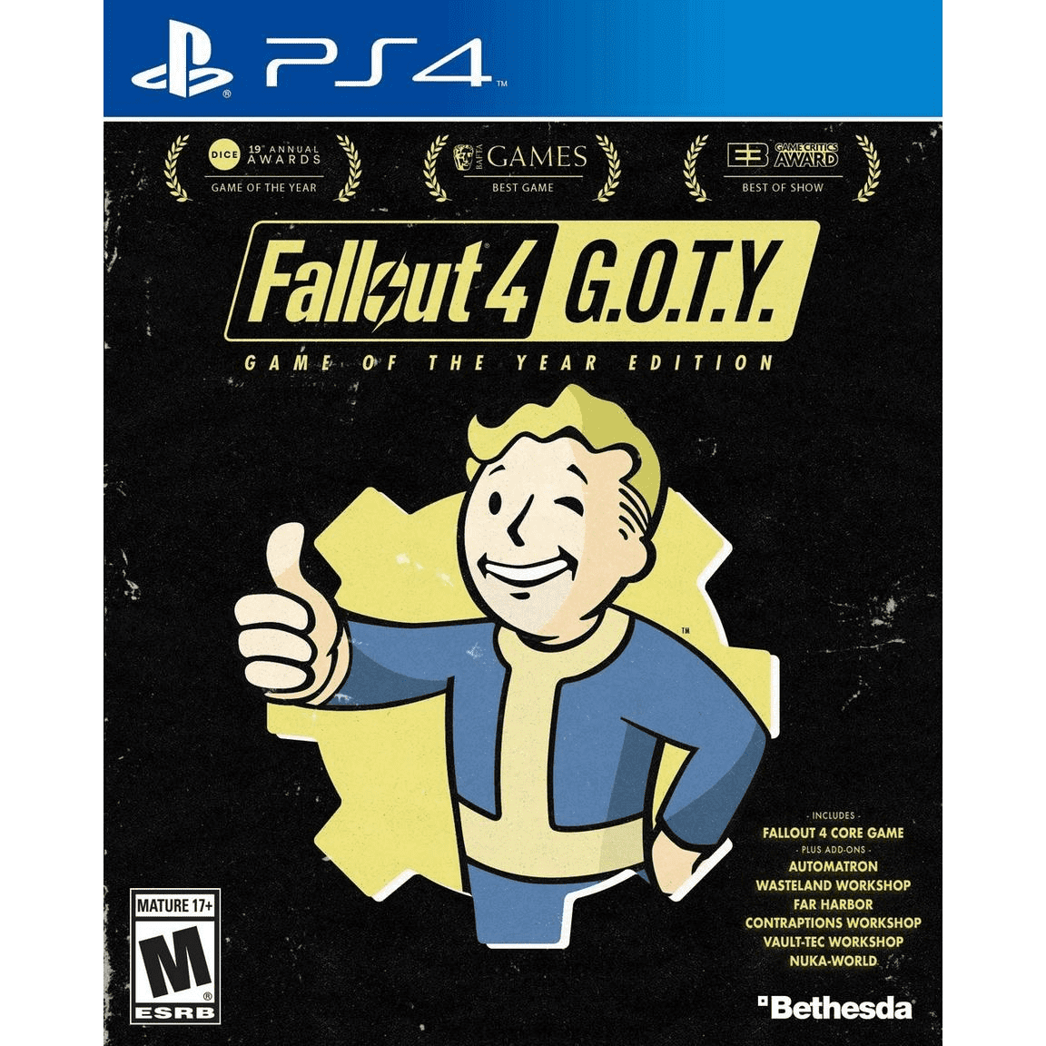 Bethesda Fallout 4 (PS4) the Game of Steelbook Year