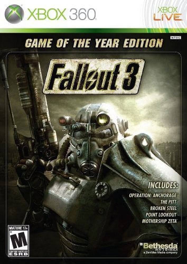 Bethesda Softworks Fallout 3: Game of the Year Edition (Xbox 360) - image 1 of 2