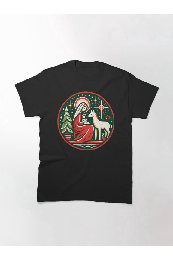 Bethlehem Christmas Holy Family Celebration Apparel Unisex T-Shirt up to Size 5XL