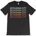 thumbnail image 1 of Bethlehem City Pennsylvania Funny Retro Vintage Holiday Graphic T-Shirt G9930, Up to 5XL, 1 of 2