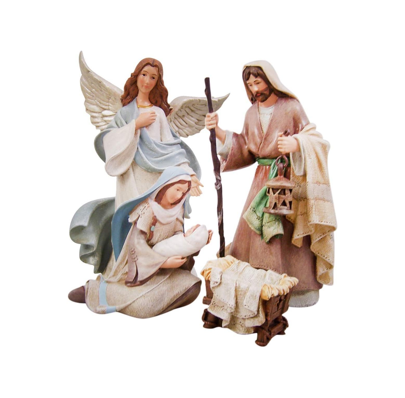 Bethlehem Nights Christmas Nativity Scene Figurines, 4 Piece Set
