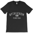 thumbnail image 1 of Bethlehem Pennsylvania PA Funny Vintage Holiday Graphic H49195 Unisex T-Shirt, Up to 5XL Available, 1 of 2