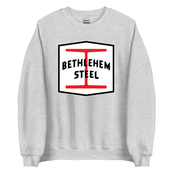 Bethlehem STEEL Men's Black T-shirt Size S-5XL