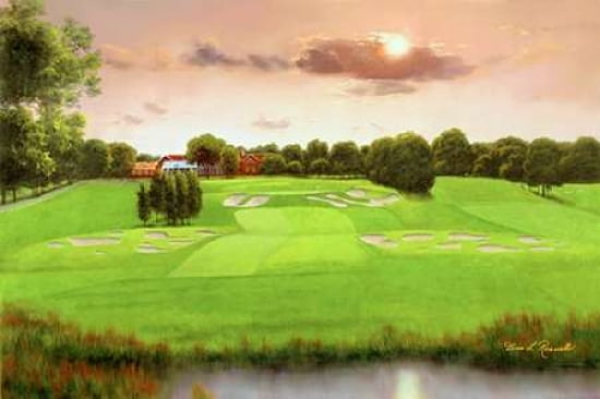 Bethpage Black Canvas Art - Diane Romanello (24 x 36)