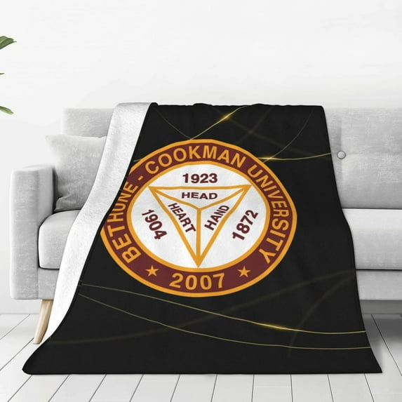 Bethune-Cookman A University Queen Blanket Lightweight Blanket for Bed, Sofa Microplush - Ultra Soft Warm Blanket