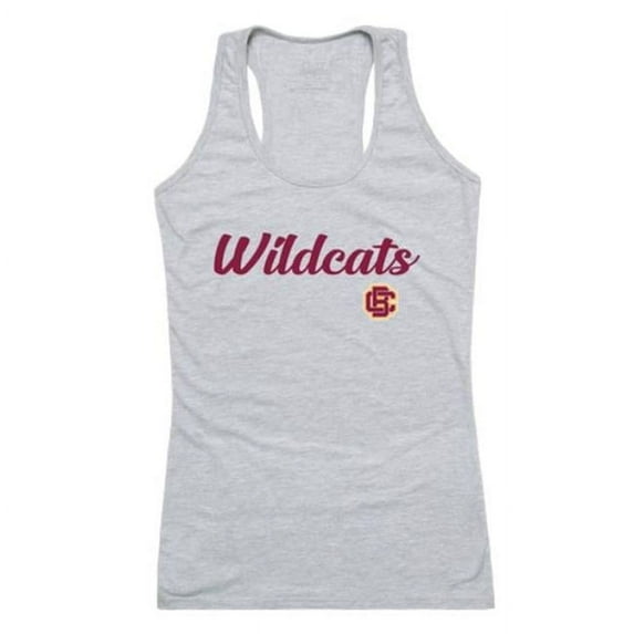 Bethune-Cookman University Wildcats Script Tank Top, Heather Grey - Small