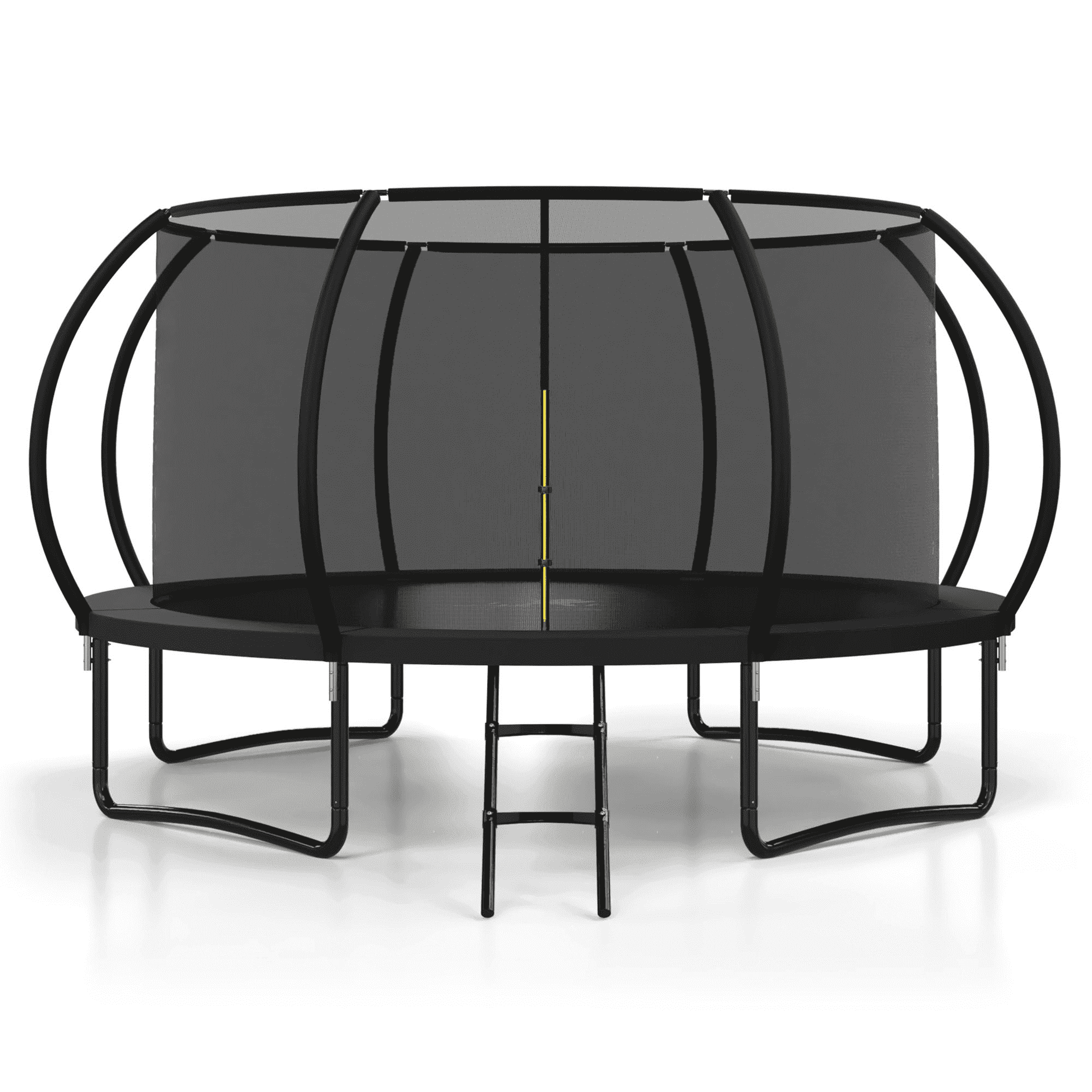 JUMPZYLLA 12FT Trampoline - NEW Double Sided Mat, Curved Poles