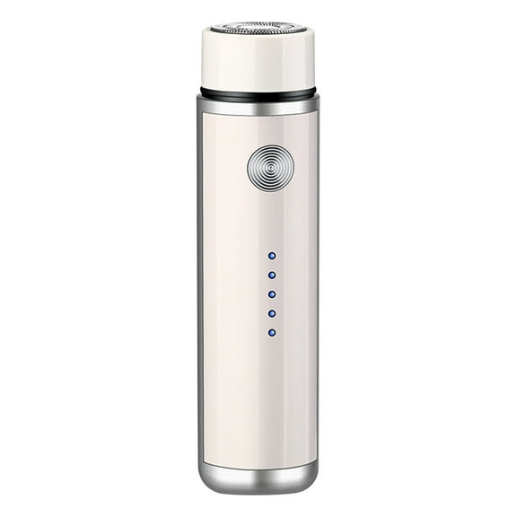 Betivan 2 Counts Mini Portable Shaver - USB Rechargeable Shaver With Compact Wireless Fast Charging Nasal Mustache Clippers For Wet And Dry Use Black Blue Gold Silver White