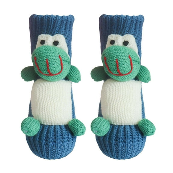 Betivan 3D Stereo Cartoon Anti-Slip Floor Socks - Thickened Winter Warm Christmas Gift Socks for Adults, Double-Knit Fuzzy Socks for Women & Men