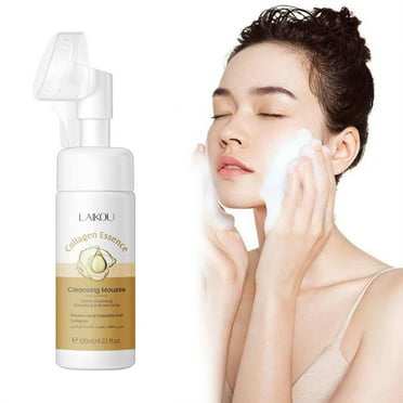 Betivan Beauty Big Saves Collagen Cleansing Mousse Cleanser Makeup Remover 2-in-1 Hydrating Moisturizing Daily Face Washer, Detoxifying Cleanser Foam 120ml