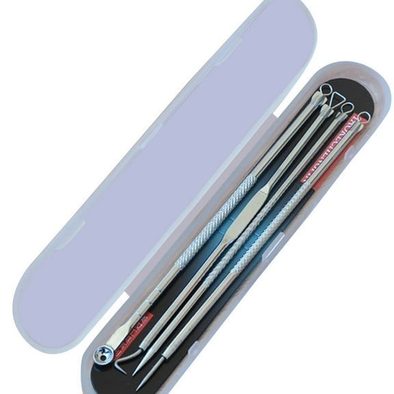 Betivan Blackhead Remover Tool, Pimple Tool Kit with Box, Blackhead Extractor Tool for Face, Stainless Steel Extractor Tool for Comedone Zit Acne Whitehead Blemish