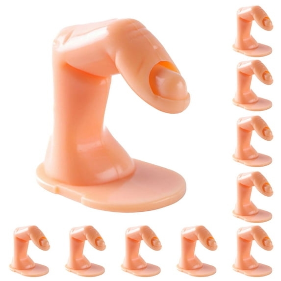 Betivan Fall 10 Pieces Practice Fingers Training,Nail Manicure Training Fingers Nail Practice Fingers Model,Acrylic Nails Practice Finger Nail Art Training Display Decoration