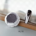 thumbnail image 1 of Betivan Fall Brown Metallic Chrome Powder,1 Jars Maillard Style Coffee Brown Mirror Glitter Effect Chrome Pigment Powder Dust Manicure Tips with Sponge Applicators, 1 of 5