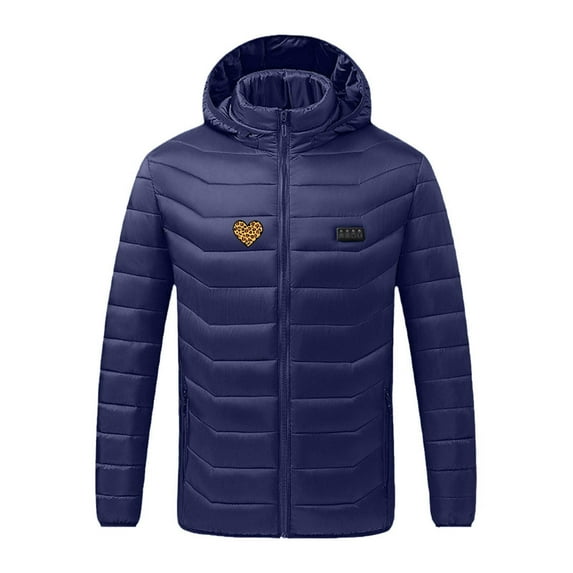 Betivan Heated Hoodie for Men, Electric Heating Sweatshirt with Fleece Lining, Winter Thermal Pullover Sweater 4-Control 29-Zone Heating for Outdoor Activities