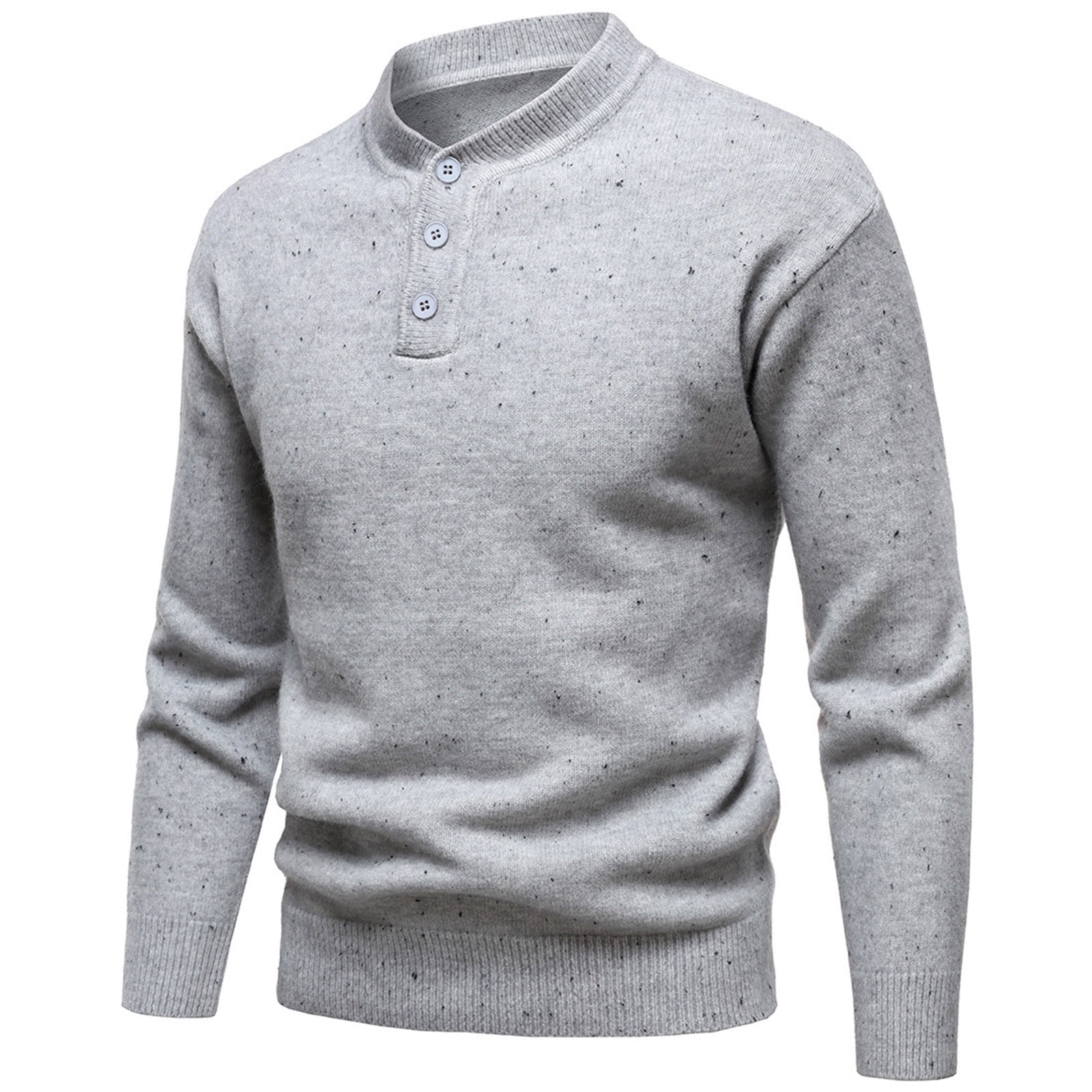 Betivan Men Solid-Color Gradient Knit Sweater, Slim Fit Turtleneck ...
