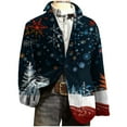 thumbnail image 1 of Betivan Men's Clothing Men's Corduroy Print Ceremonial Dress Pocket Button Party Coat Casual Outerwear Warm Jackets Vintage Outdoor Tops, 1 of 7