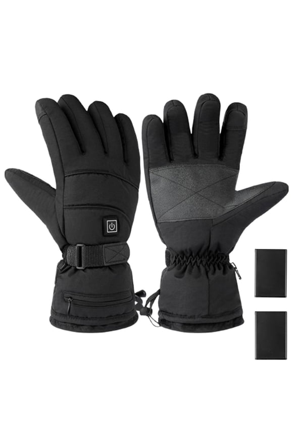 Men's Couple Style Winter Ski Gloves Windproof Waterproof Cold Resistant Heavy Duty Fleece Lined Thick Warm Outdoor Cycling Riding Snowboarding Gloves