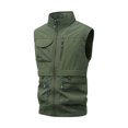 thumbnail image 1 of Betivan Men's Lightweight Vest Full-Zip Windproof Sleeveless Quick Dry Outdoor Jacket for Travel Hiking Running, 1 of 5