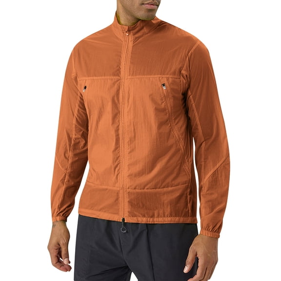 Betivan Men's Outdoor Lightweight Sun Protection Jacket, Breathable Quick-Dry UPF50+ UV Protection Sportswear, Summer Beach Vacation Essential Lightweight Drying Clothing