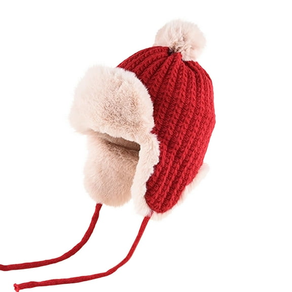 Betivan Unisex Winter Thicken Knitted Beanie Hat, Warm Fleece Lined Winter Hats for Men & Women, Outdoor Cycling Knitted Hat, Cold Weather Warm Hats