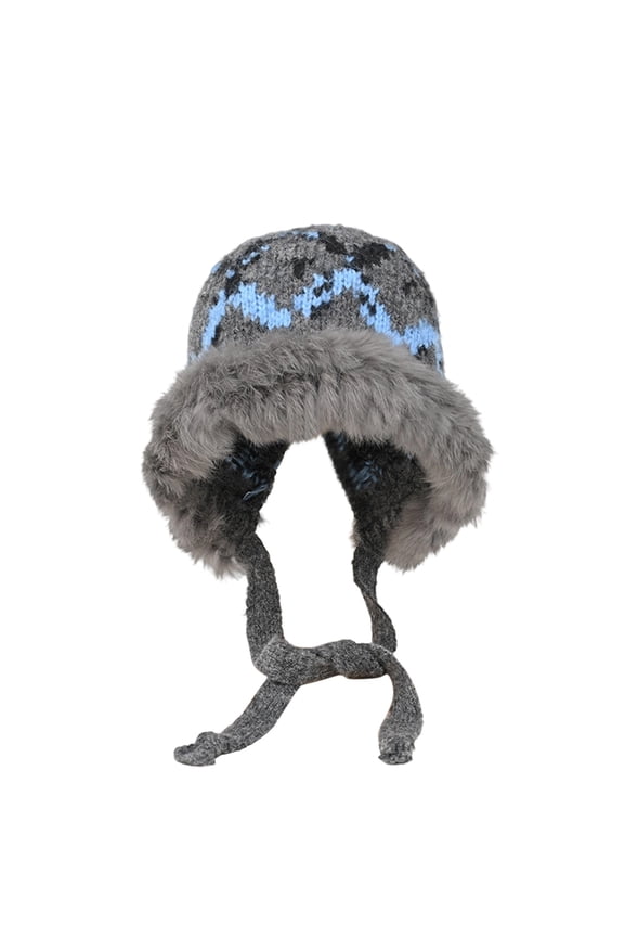 Unisex Winter Thicken Knitted Beanie Hat, Warm Fleece Lined Winter Hats for Men & Women, Outdoor Cycling Knitted Hat, Cold Weather Warm Hats