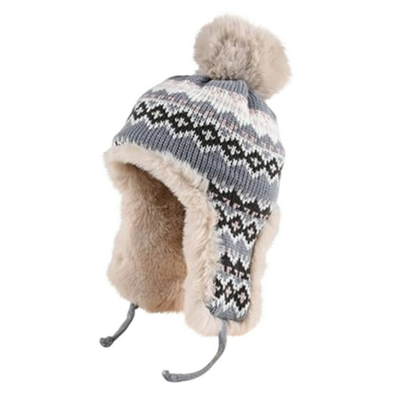 Betivan Unisex Winter Thicken Knitted Beanie Hat, Warm Fleece Lined Winter Hats for Men & Women, Outdoor Cycling Knitted Hat, Cold Weather Warm Hats