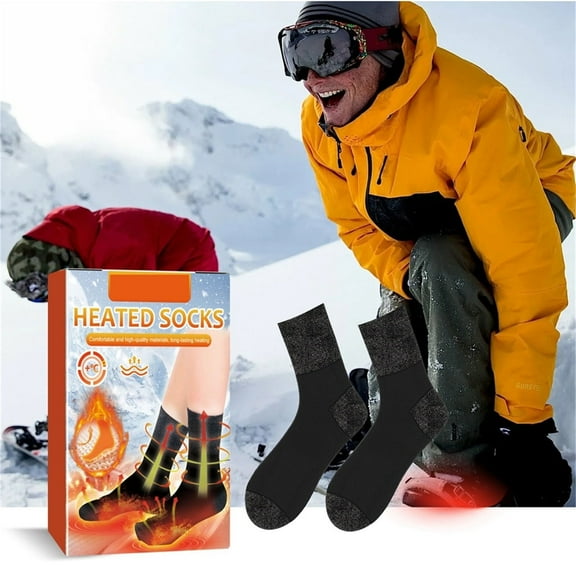 Betivan Upgraded Rechargeable Heated Socks for Men Women - Washable Electric Thermal Warming Socks for Hunting Winter Skiing Outdoors