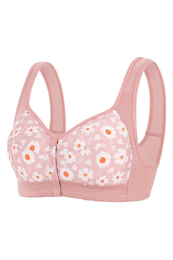 Women's Adjustable Breathable Thin Bra Lace Gathering Cover Rimless Plus Size Bra Soft Comfortable Everyday Bra Summer Beach Pool Vacation