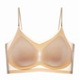 thumbnail image 1 of Betivan Women's Everyday Bralette Wireless Comfortable Smoothing Seamless Lightweight Light Support Soft Skin-Friendly Slim Fit Casual Office Home Date Daily Wear Underwear, 1 of 3