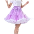 thumbnail image 1 of Betivan Women's Extended Puffed Dance Skirt, Fashion Long Crinoline Petticoat, Fluffy Skirt, 1 of 5
