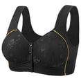 thumbnail image 1 of Betivan Women's Plus Size Strapless Wireless Bra Front-Close Thin Cups Sleeveless Everyday Bra for Women Full Coverage Bras, 1 of 7