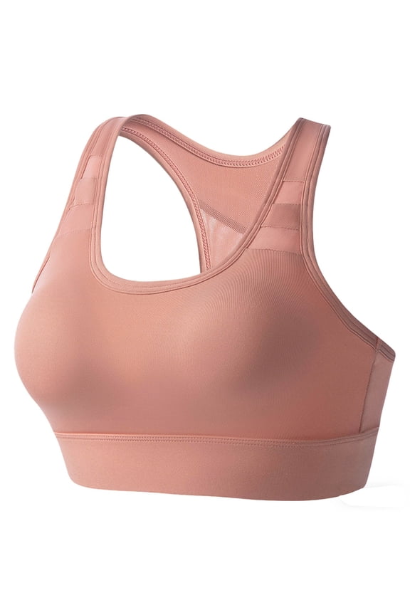 Women's Sports Bra Running Push Up Seamless Wireless Front Closure High Impact Support Breathable Comfort Fit Workout Yoga Gym Training